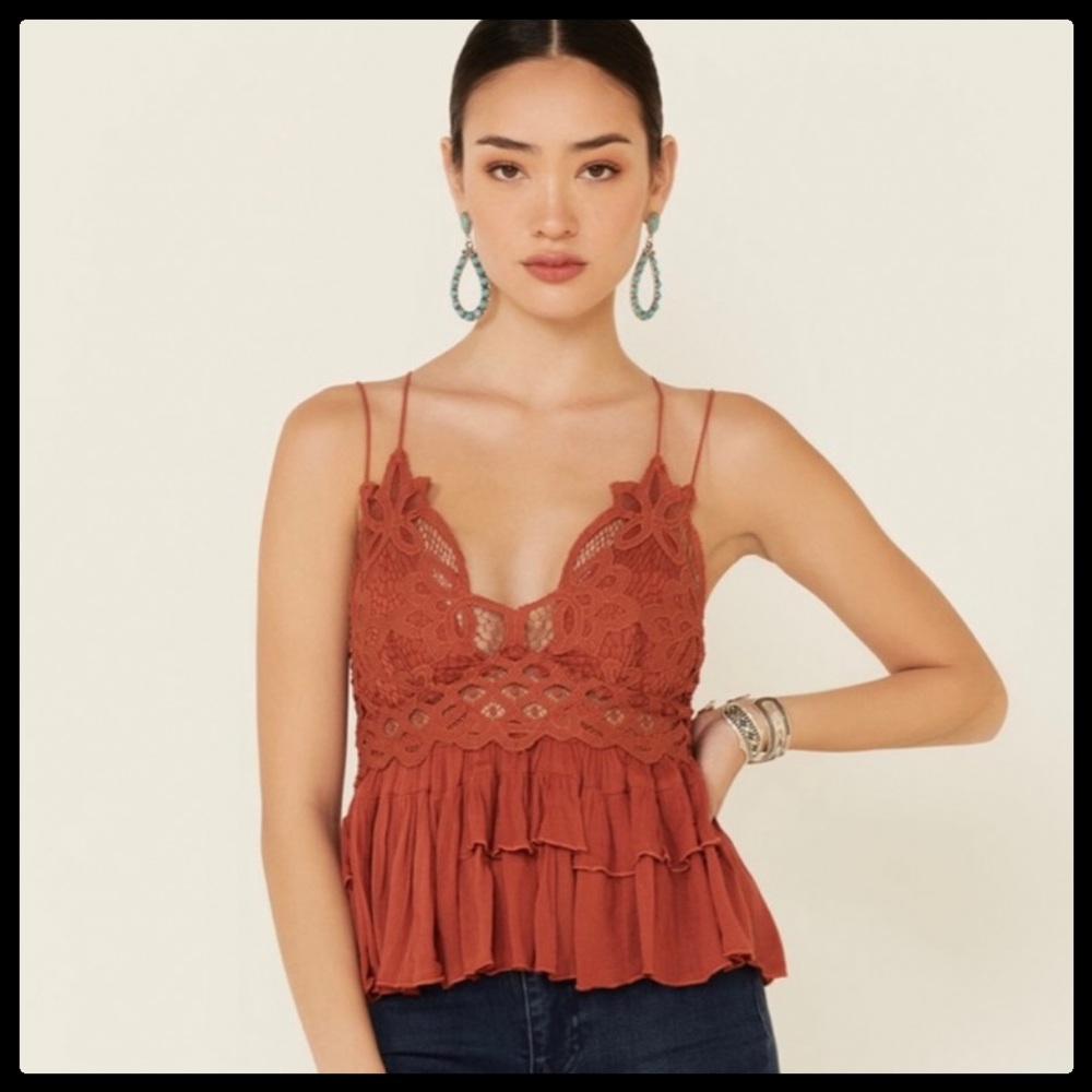 Free People Adella Cami in Copper